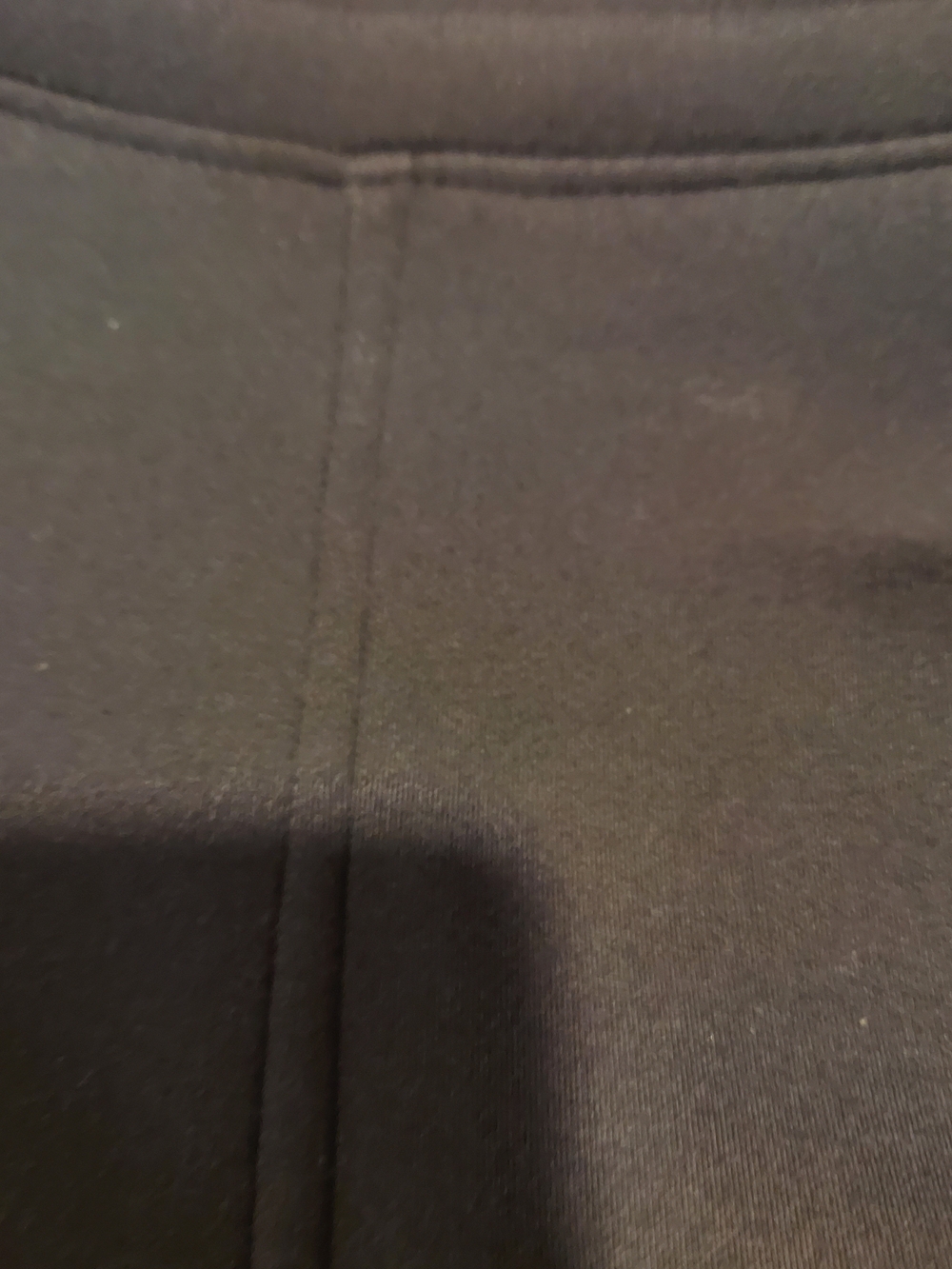 Lane Bryant Solid Black Seam-Detail Midi Dress
